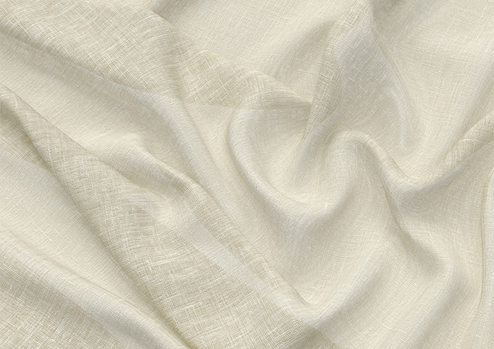 Padua Voile, Ivory - Motorised Roman Blind - Image 4